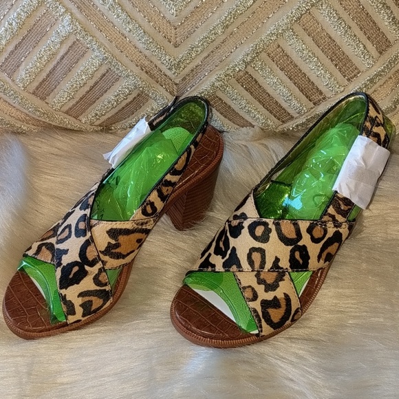 Sam Edelman Shoes - New Sam Edelman Ivy Leopard Slingback Sandals Sz 6